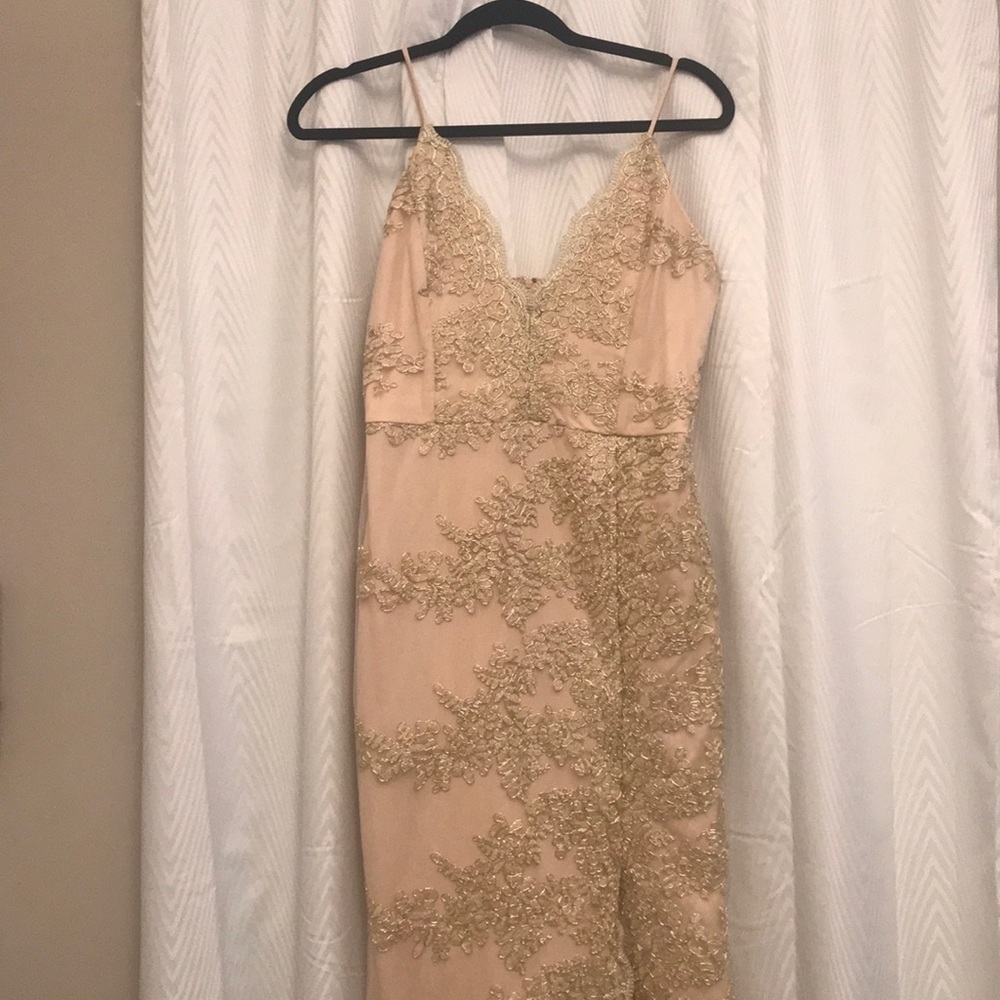 Gold dress